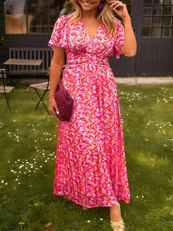 Danica™ - Floral Dress With Elegant Silhouette