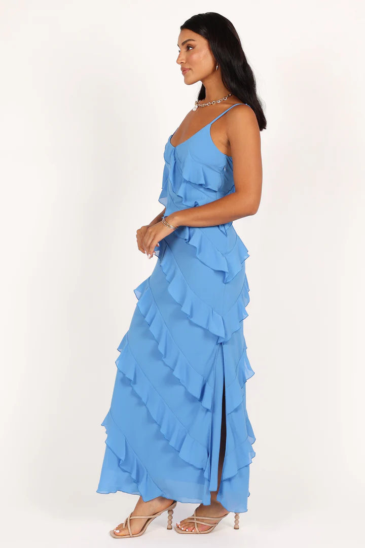 Olivia – Ruffle Maxi Dress