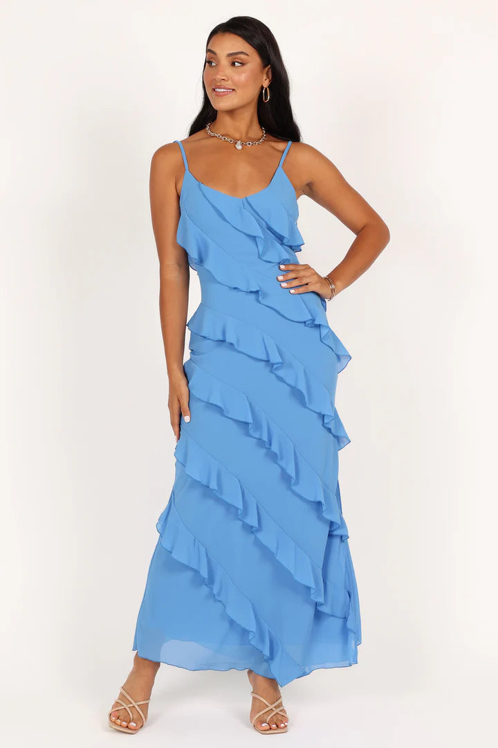 Olivia – Ruffle Maxi Dress