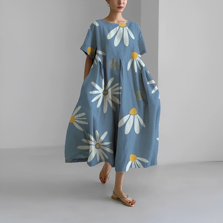 Flaurien – Women's Summer Dress, Fitted Cut, Lightweight and Breathable Material